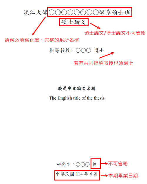 封面範例