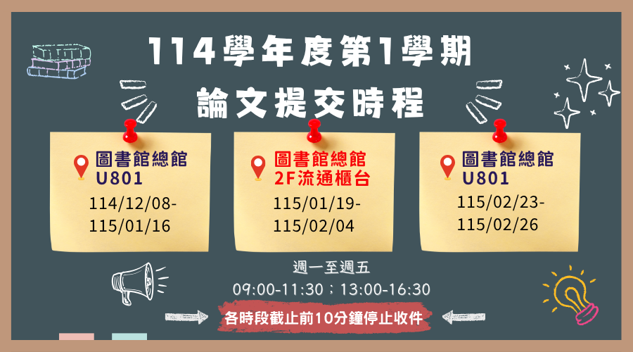 論文提交時程